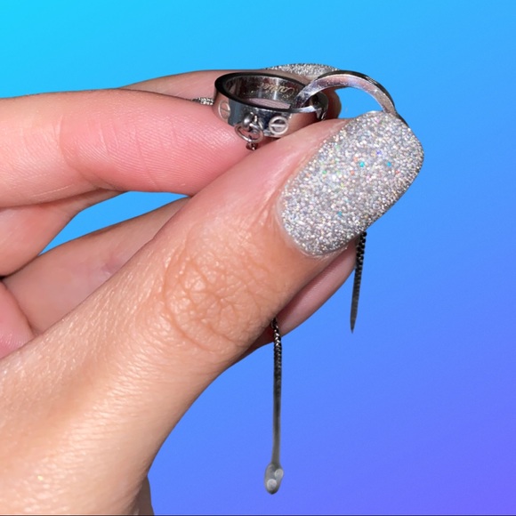 Authentic Cartier 18K grey gold - LOVE Necklace - Picture 2 of 3